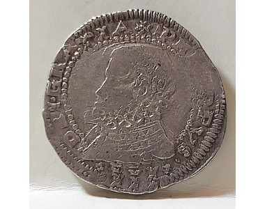 MESSINA FILIPPO  III DI SPAGNA 1588-1621 5 TARI' o Mezzo Scudo 1610 